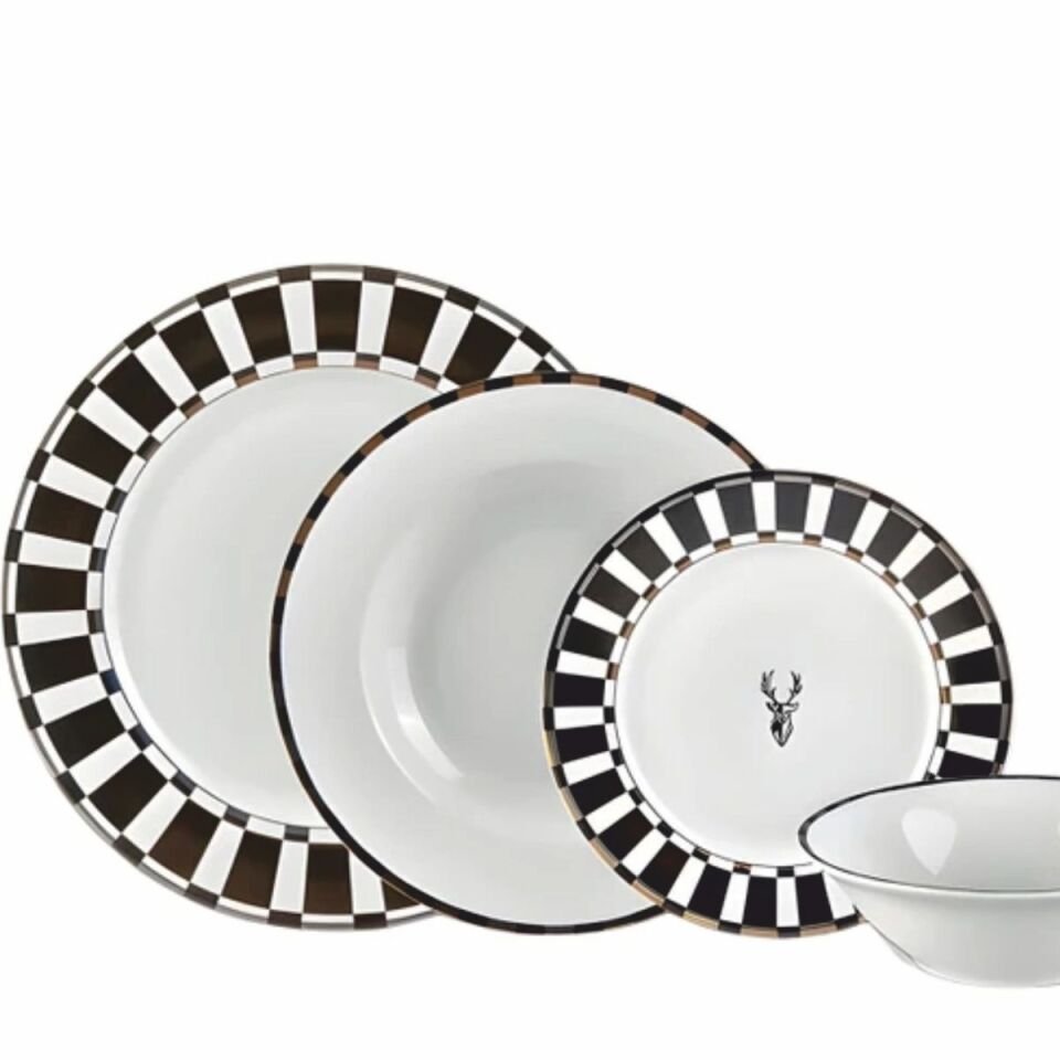 Karaca Aries 24 Parça 6 Kişilik Yemek Takımı