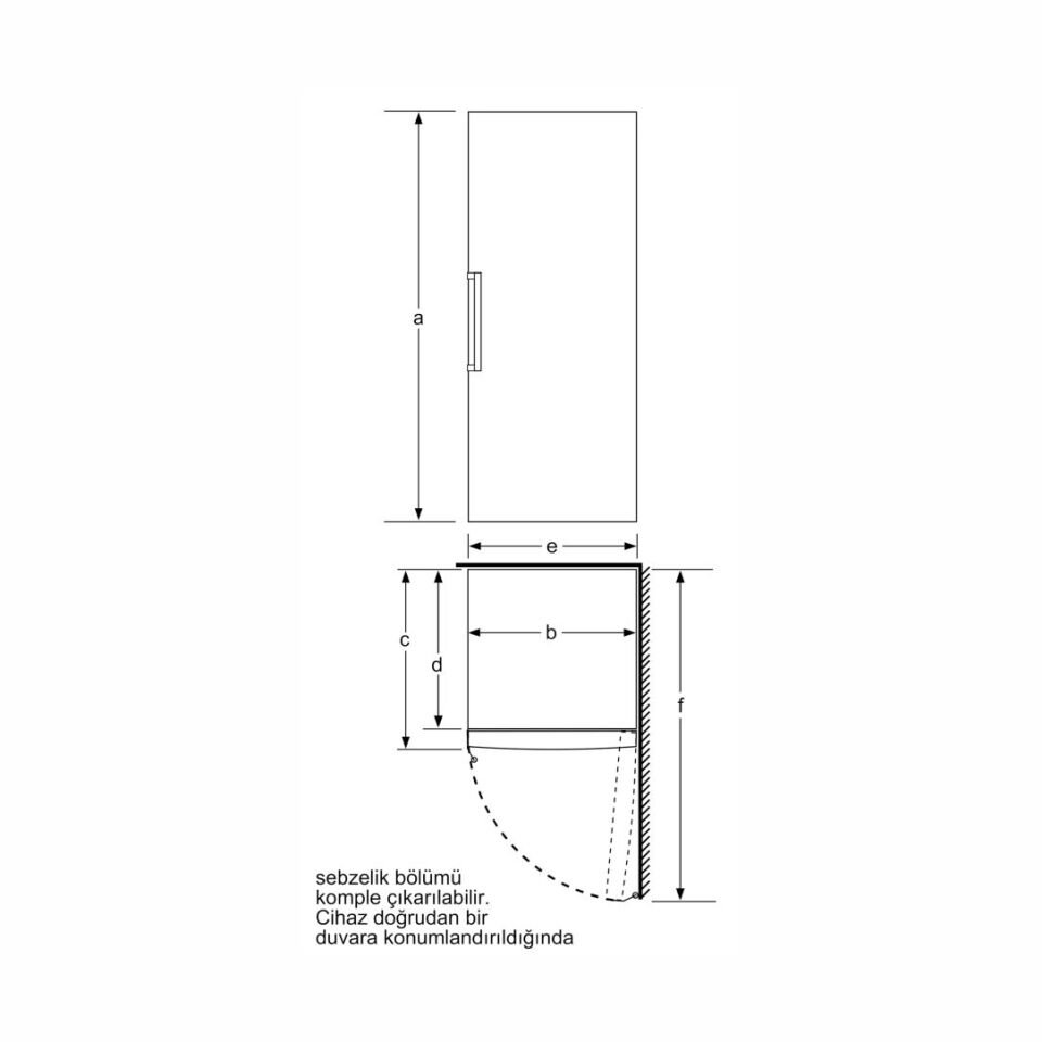 Profilo DF1033WEVV 7 Çekmeceli Dikey Derin Dondurucu