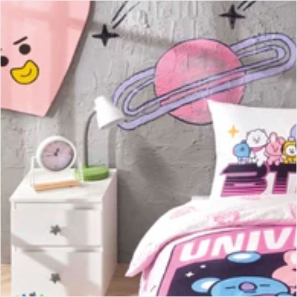 Taç Lisanslı Brawl Stars Tek Kişilik %100 Pamuk Pike Takımı