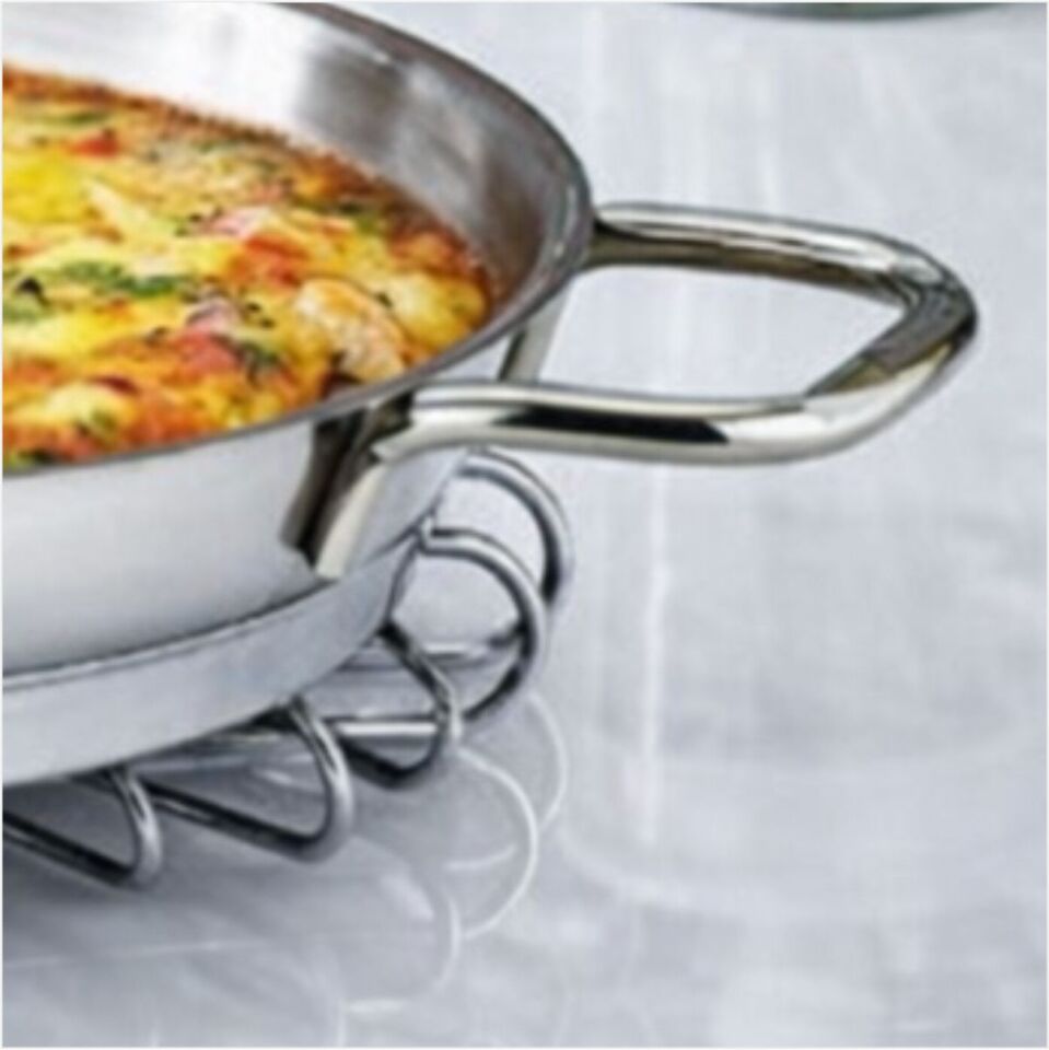 SAFINOX 18 CM KISA OMLET TEL KULPLU