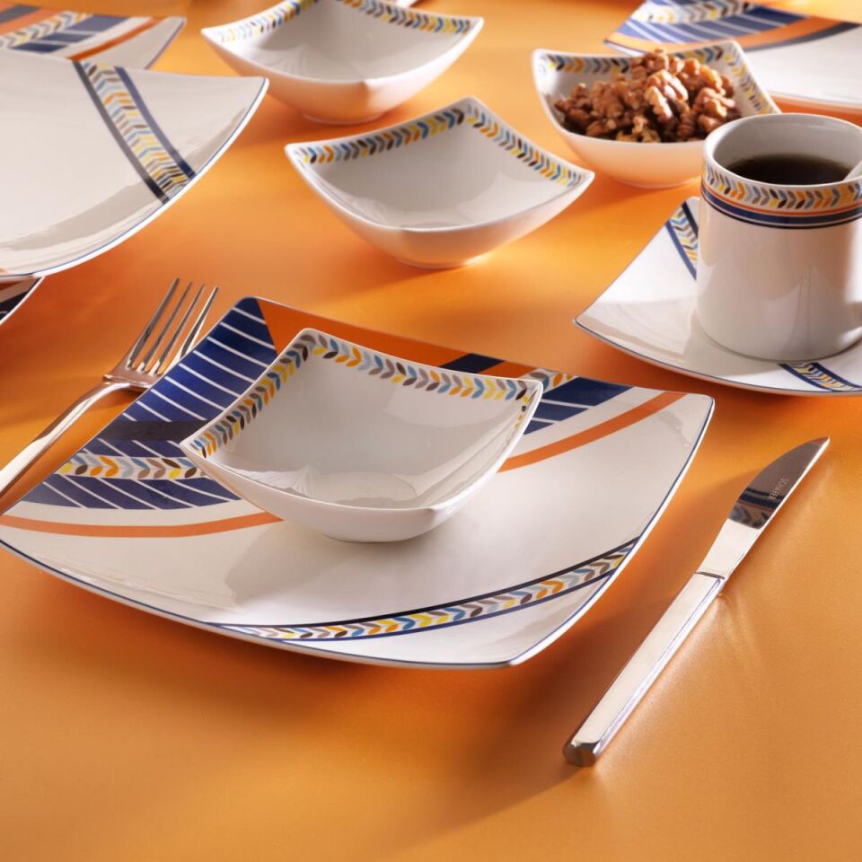 Schafer Day Kahvaltı Takımı 32 Parça-Lacivert