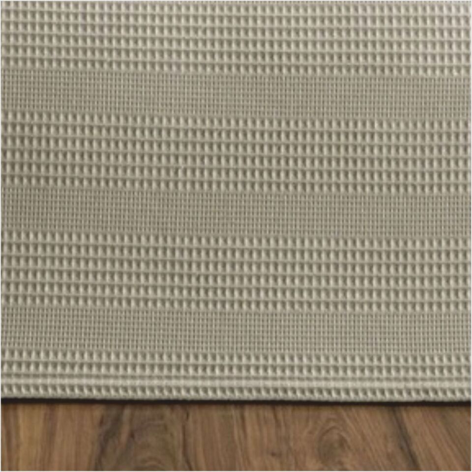 Taç Monet Çift Kişilik Pike Takımı Vizon