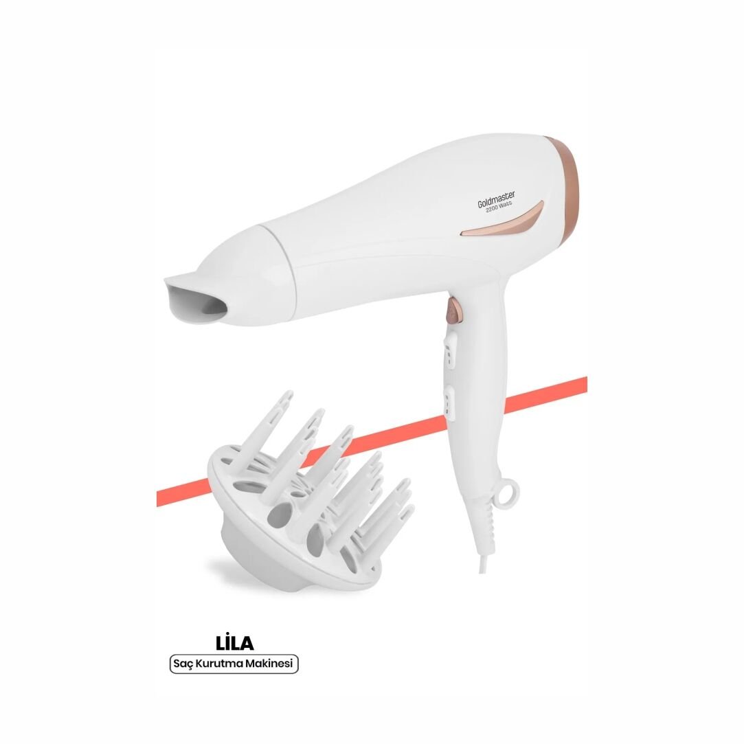Goldmaster Gm-7158 Lila 2200w Saç Kurutma Makinesi