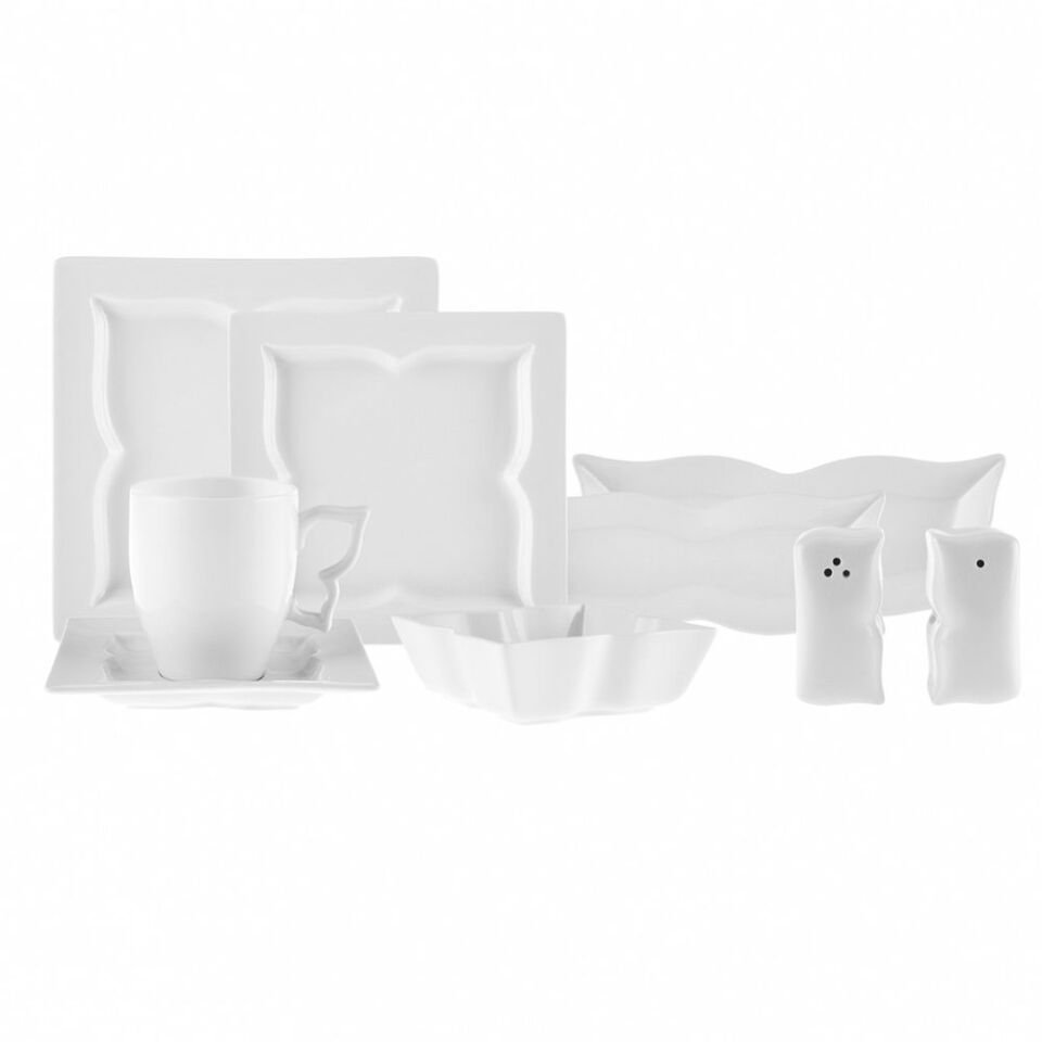 KARACA WINX WHITE 28 PRÇ KAHVALTI SETİ KARE