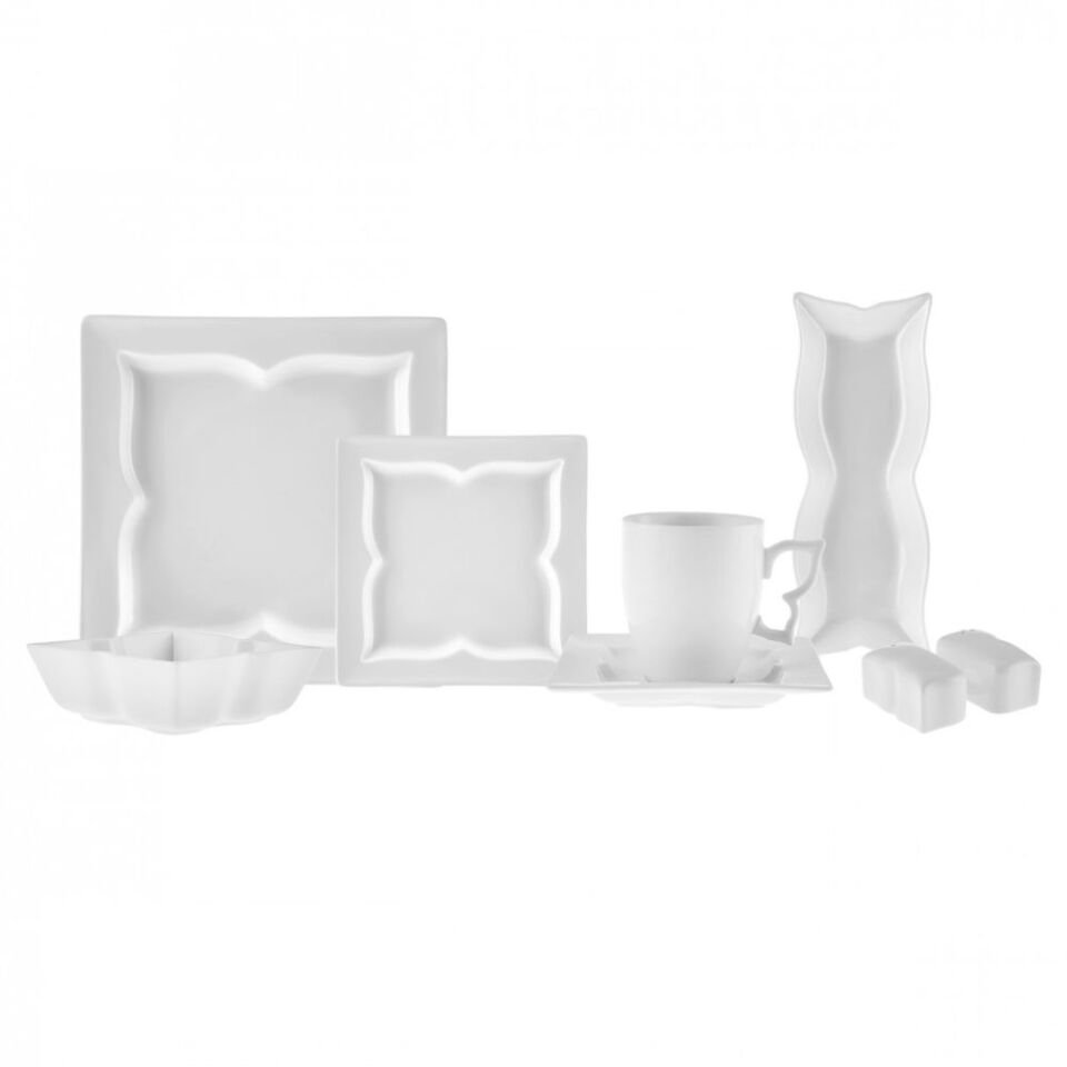 KARACA WINX WHITE 28 PRÇ KAHVALTI SETİ KARE