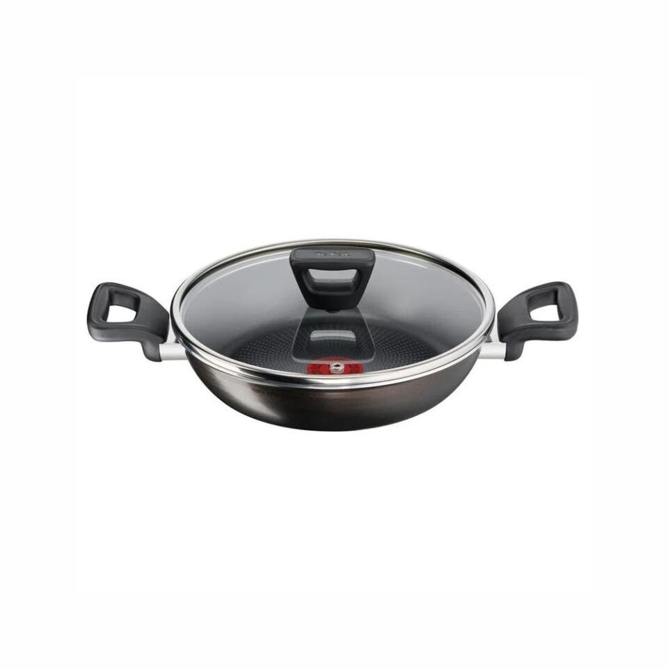 Tefal Titanyum 2X XL Difüzyon Tabanlı Kapaklı Sahan - 24 cm