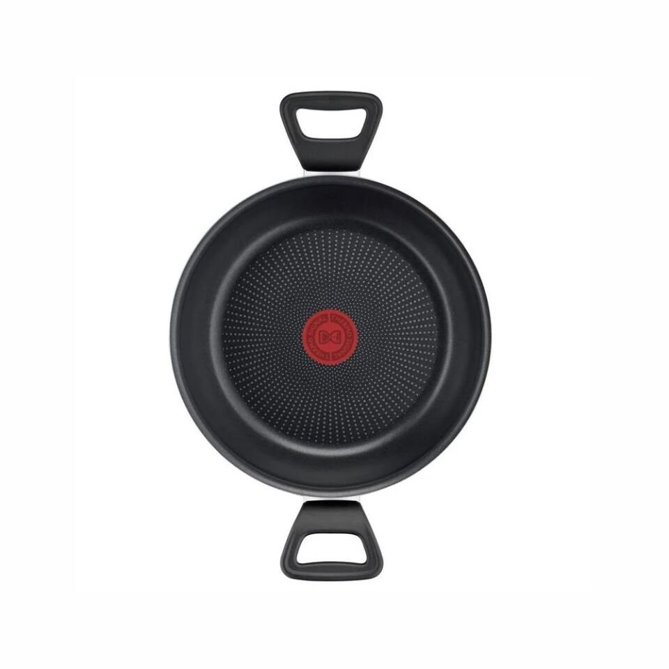Tefal Titanyum 2X XL Difüzyon Tabanlı Kapaklı Sahan - 24 cm