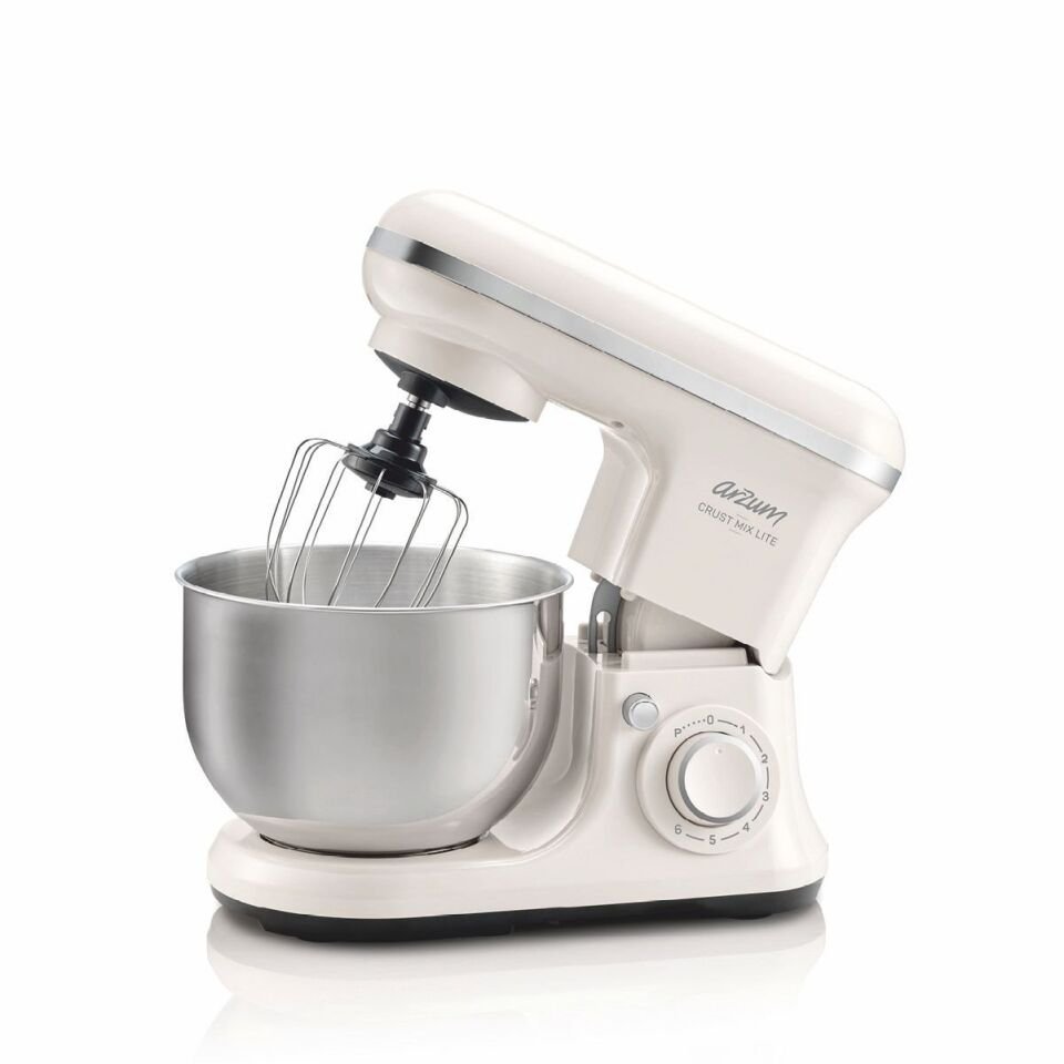 Arzum Crust Mix Lite AR1189 1500 W Beyaz 5 lt Stand Mikser
