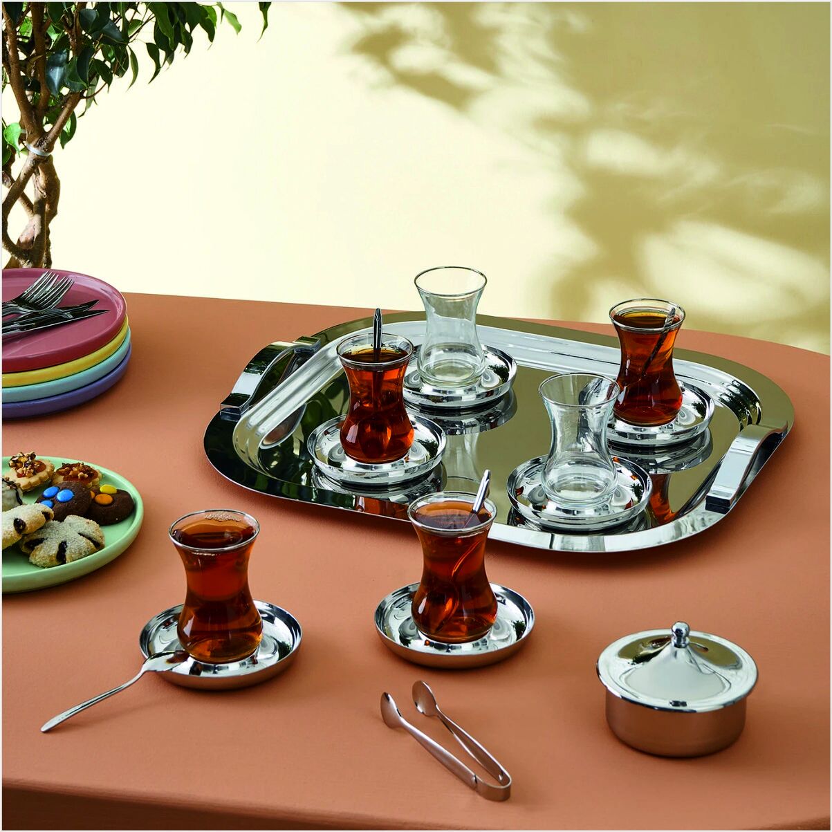 Karaca Tımeless 40 Parça Çay Set, Platın