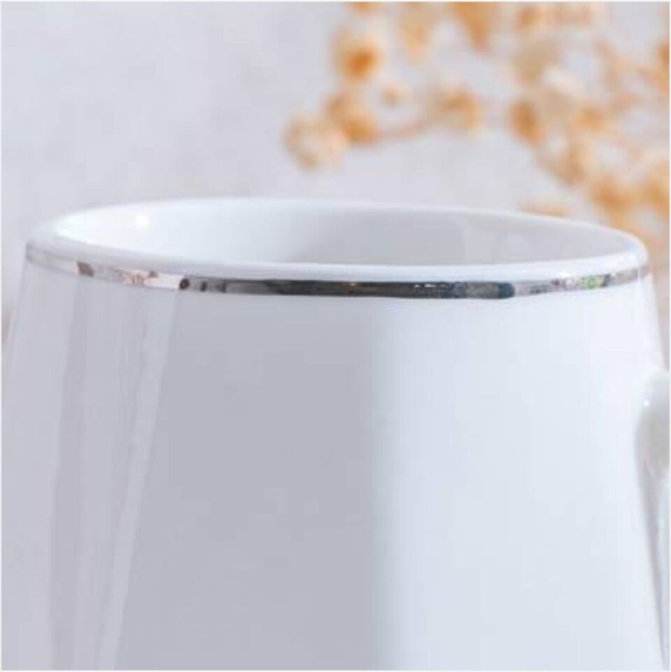 Acar Ykg-06614/12  Elera Sılver 6 Lı Kahve Fincan Takımı