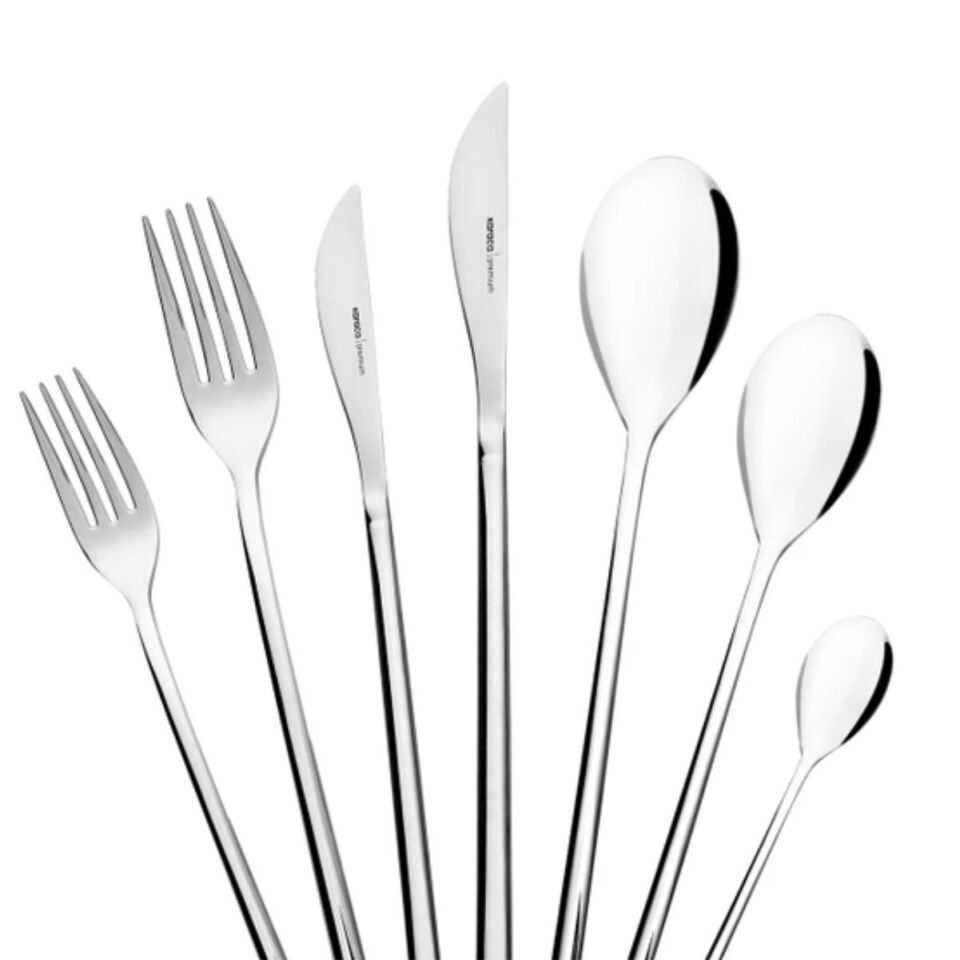 Karaca Premium View Platin 12 Kişilik 84 Parça Çatal Kaşık Bıçak Takımı