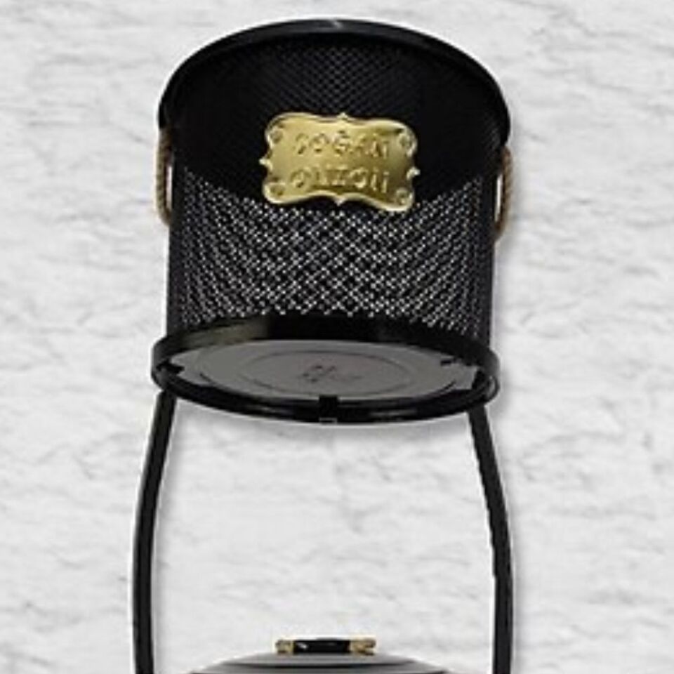 Yıldıray 1051 F 2 Katlı Fileli Patates-Soğanlık Kovası Siyah