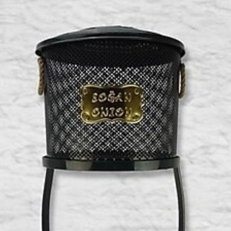 Yıldıray 1051 F 2 Katlı Fileli Patates-Soğanlık Kovası Antrasit