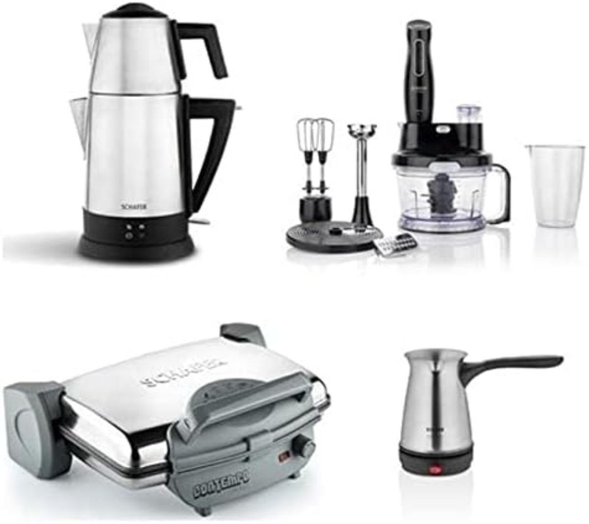 Schafer Kea Elektro Set Mega Inox 4'lü Çeyiz Paketi