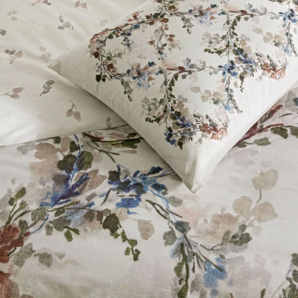 Taç Dalila Ranforce Çift Kişilik Nevresim Takımı Kremrengi