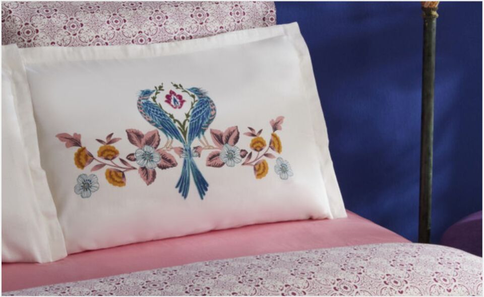 Karaca Home Marsey Çift Kişilik Saten Nevresim Takımı Multicolor