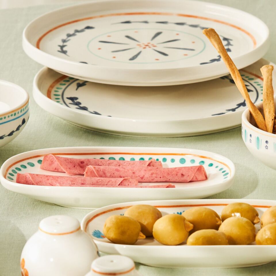 Emsan Agatha Porselen 32 Parça 6 Kişilik Kahvaltı/Servis Takımı