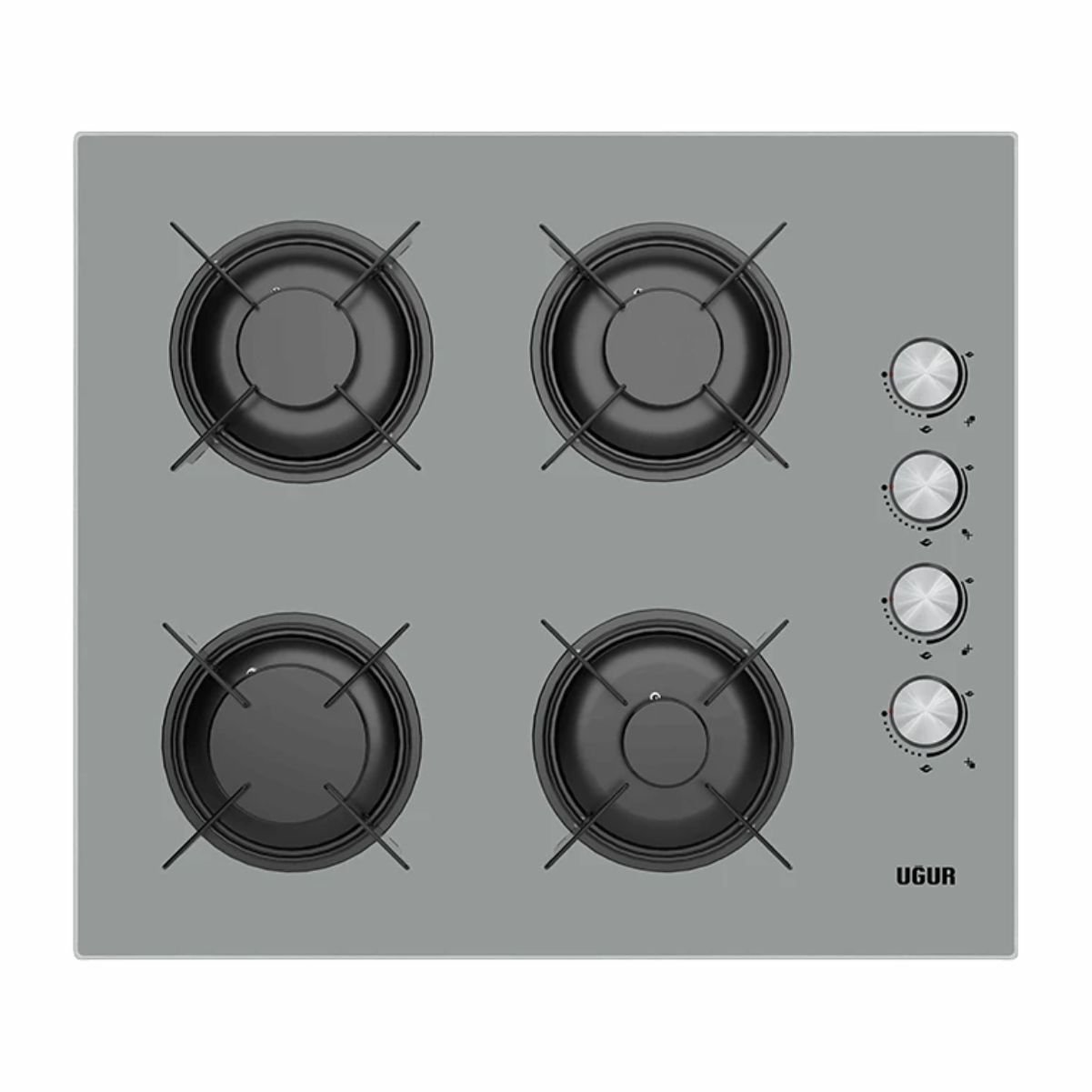 Uğur UEO 6040W0 GCY 2R1 Gri Set Üstü Ocak