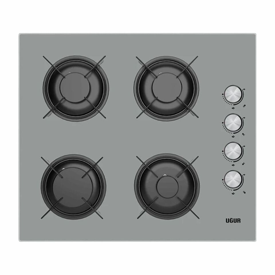 Uğur UEO 6040W0 GCY 2R1 Gri Set Üstü Ocak