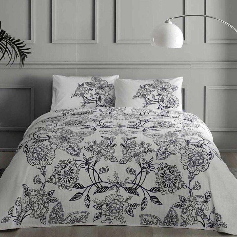 Taç Lucy Tek Kişilik Pike Takımı İndigo