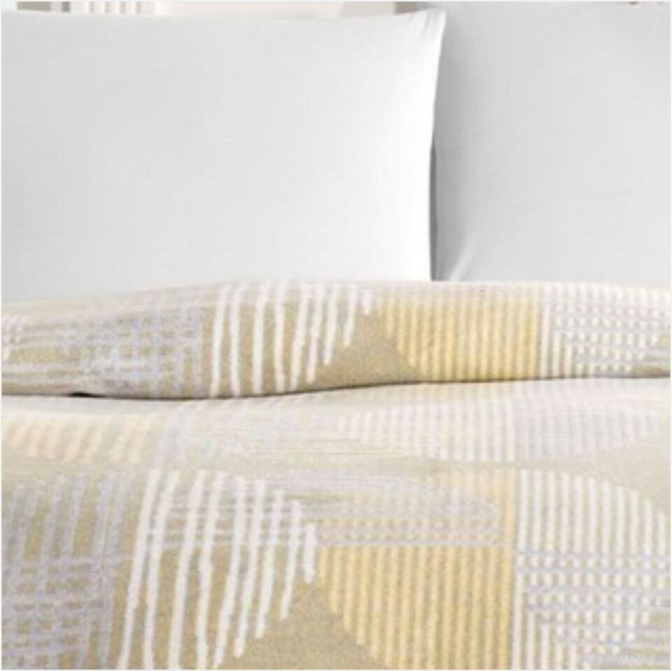 Taç Alba Pamuk Çift Kişilik Battaniye Sarı