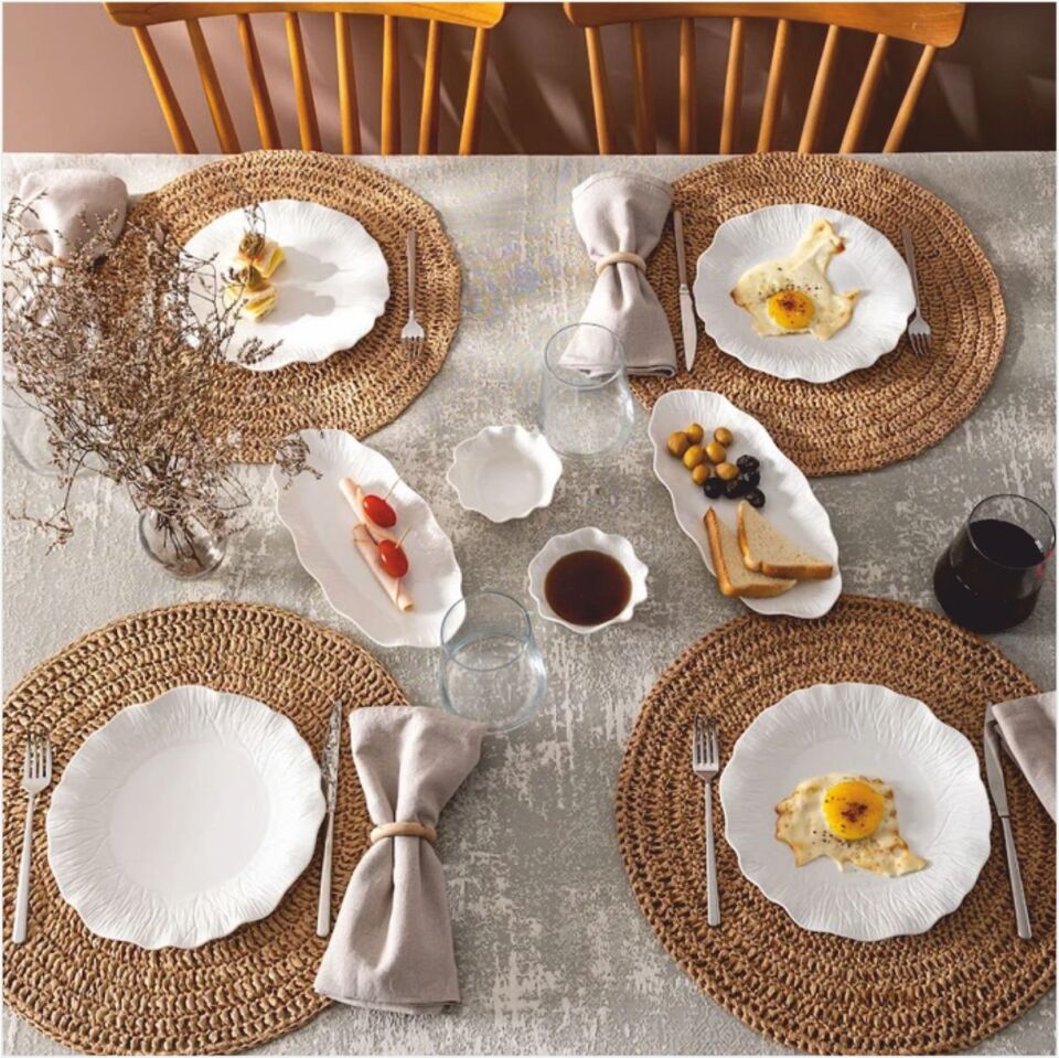 Taç Kristal Dream Jakarlı 6 Parça Aile Bornoz Takımı - Antrasit - Mürdüm