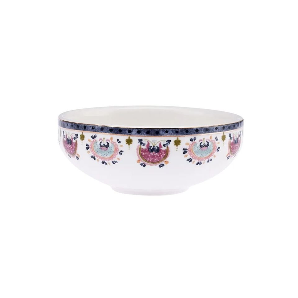 Emsan Ethnic Pink Porselen 32 Parça 6 Kişilik Kahvaltı/Servis Takımı