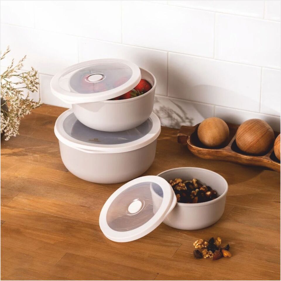 EMSAN SOFT 3'LÜ SAKLAMA KABI RENKSİZ