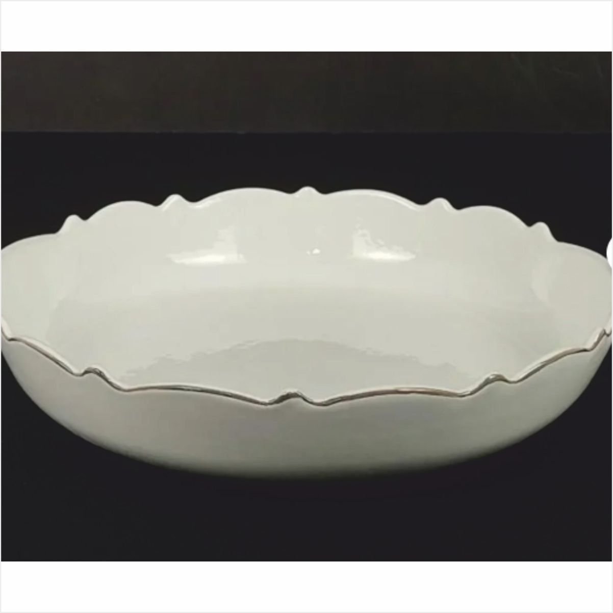 REKABET LMG 313-S WAVE YUVARLAK SUNUM TABAK 26*26*32