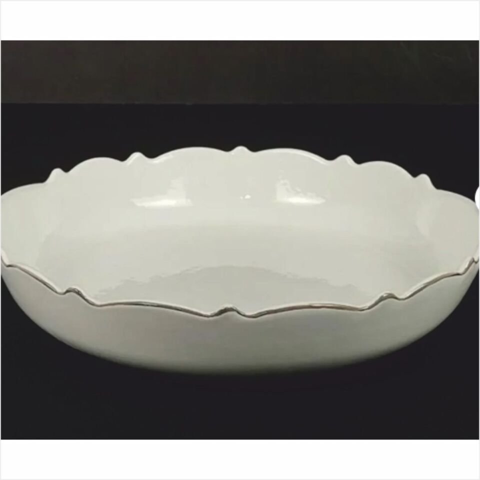 REKABET LMG 313-S WAVE YUVARLAK SUNUM TABAK 26*26*32