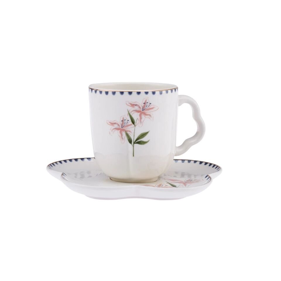 Emsan Lilium Porselen 32 Parça 6 Kişilik Kahvaltı/Servis Takımı