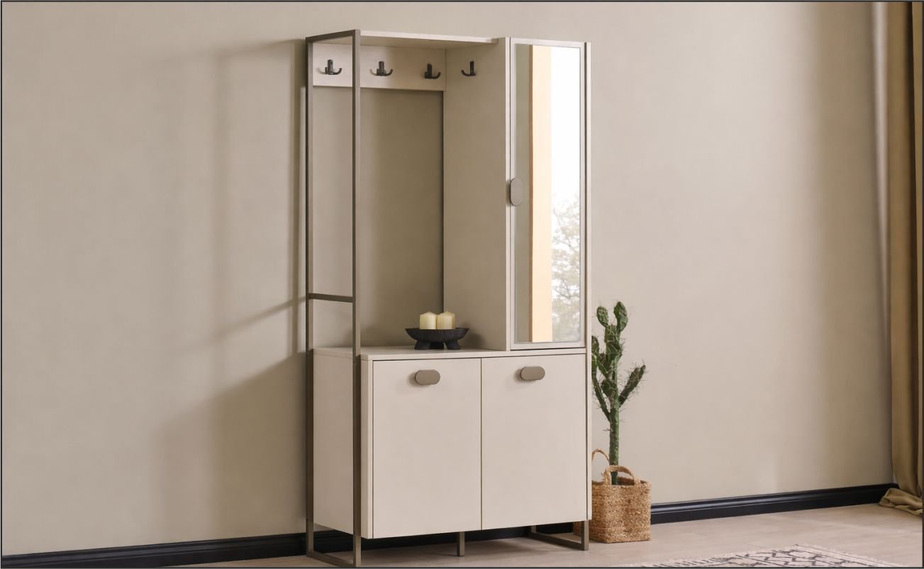 EVİSSA SİRA PORTMANTO SATÜRN BEJ