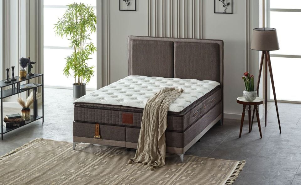 Aspendos 100X200 Baza Seti Kahve