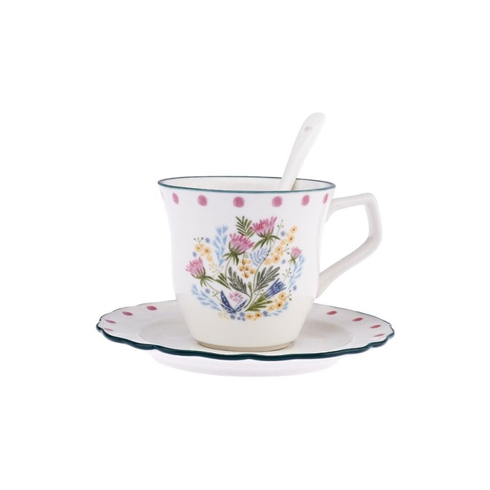 Emsan Yolanda Porselen 32 Parça 6 Kişilik Kahvaltı/Servis Takımı