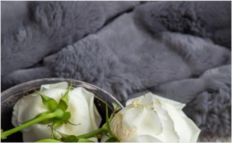 Pamuklar Apricitas Cıft Kısılık  Yatak Ortusu Set Mılena Antrasıt 230X240