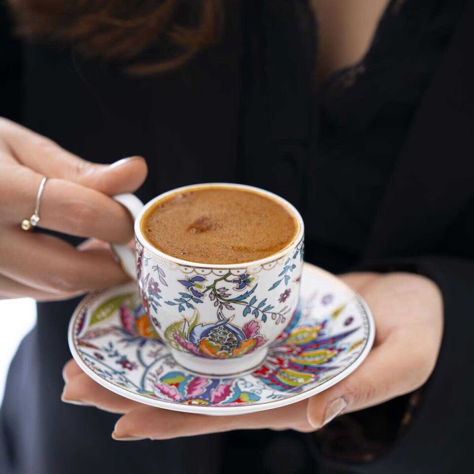 Acar Kaira 6 Kişilik Kahve Fincanı Takımı - 90 ml