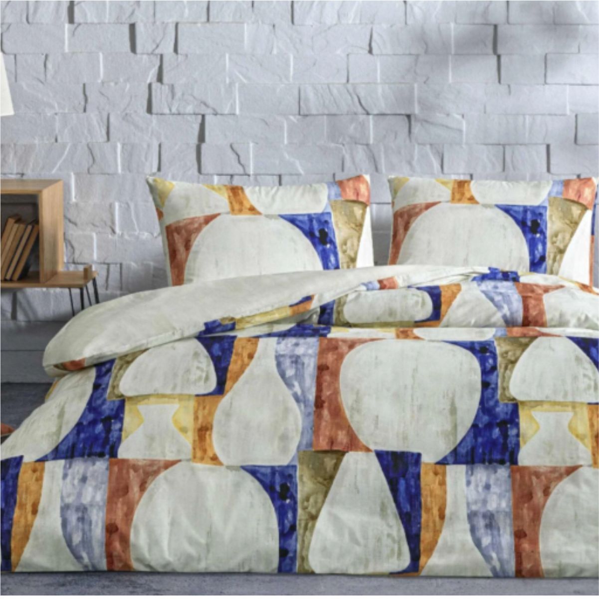 Taç Rf Axel  Nevresim Takımı Mavi Çift Kişilik