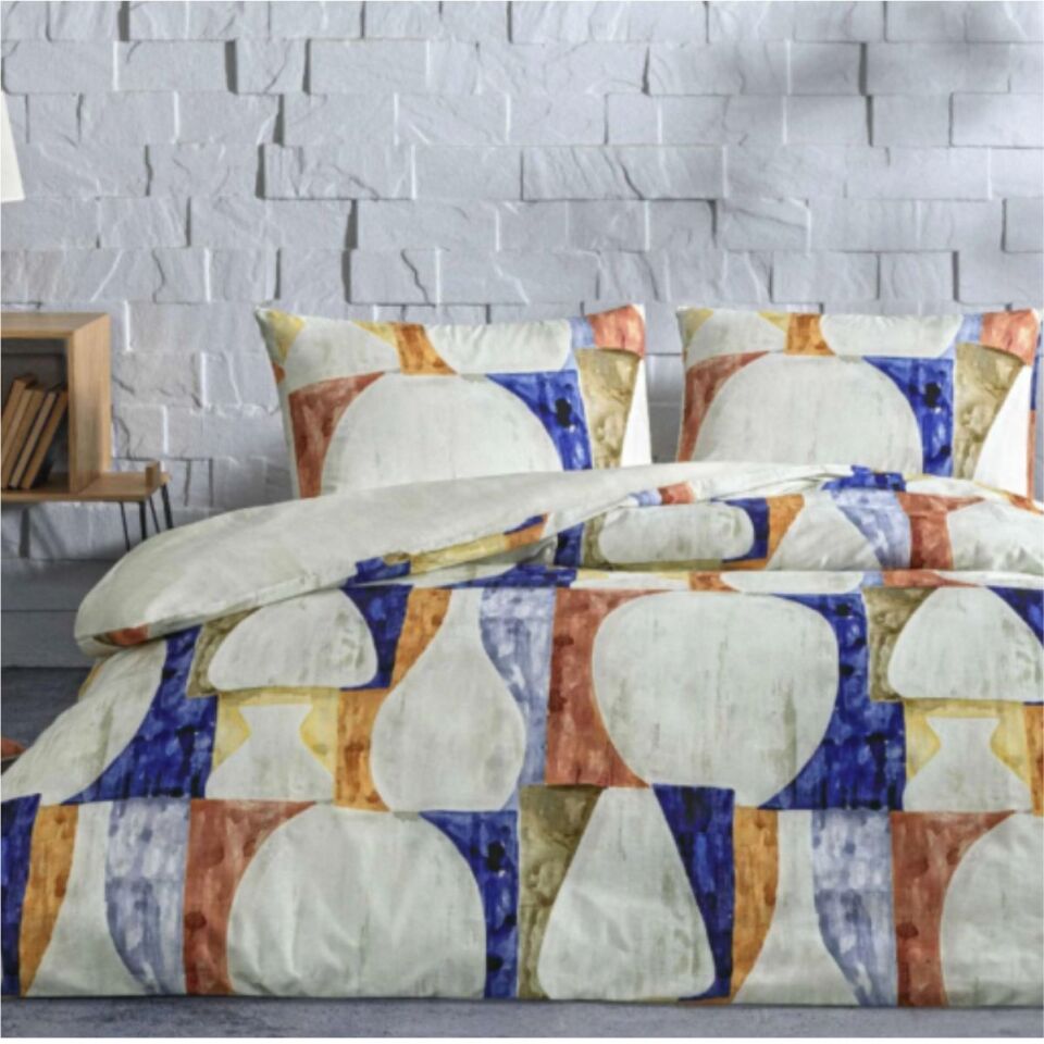 Taç Rf Axel  Nevresim Takımı Mavi Çift Kişilik