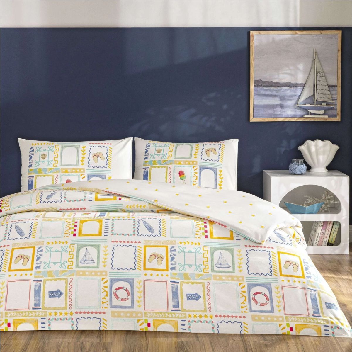 Taç Rf Varıo Nevresim Takımı Sarı Çift Kişilik