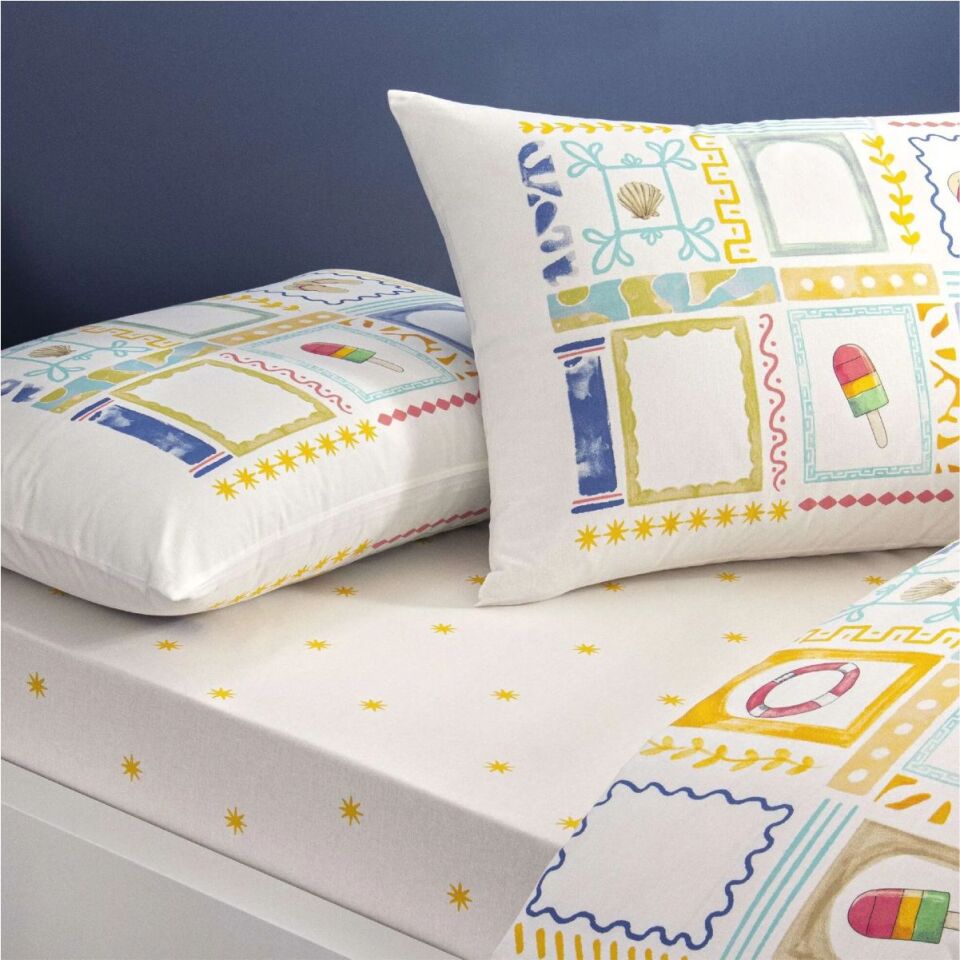 Taç Rf Varıo Nevresim Takımı Sarı Çift Kişilik