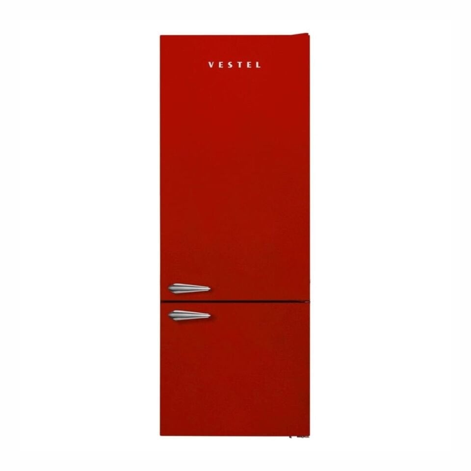 Vestel NFK52101 Kırmızı Kombi No Frost Buzdolabı