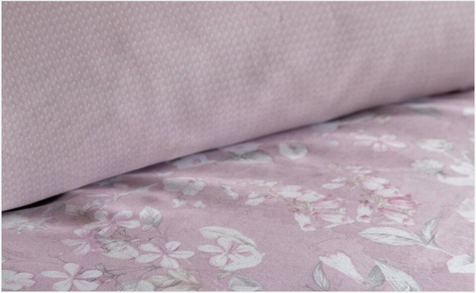 Pamuklar Apricitas Cıft Kısılık Elegance Baskılı Saten Nevresım Takımı Regına Orange