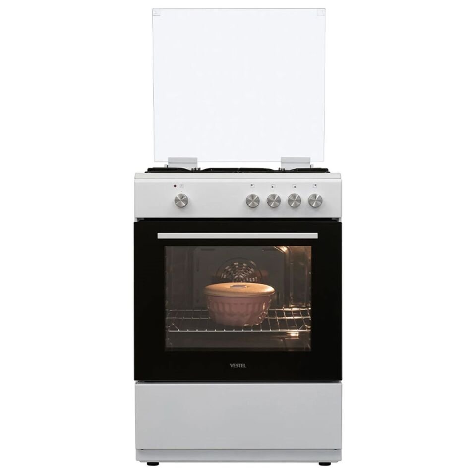 Vestel SF 7400 DG Beyaz Ocaklı Fırın