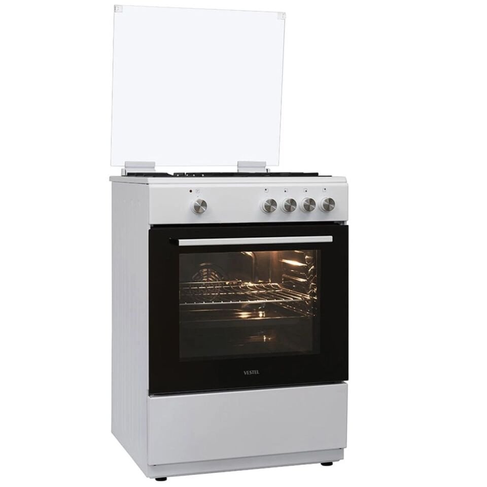Vestel SF 7400 DG Beyaz Ocaklı Fırın