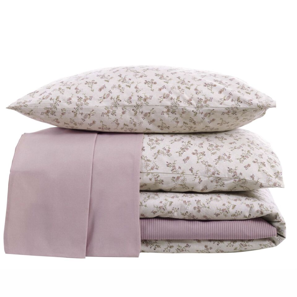 Pamuklar Apricitas Cıft Kısılık Nevresım Setı Karmen Murdum