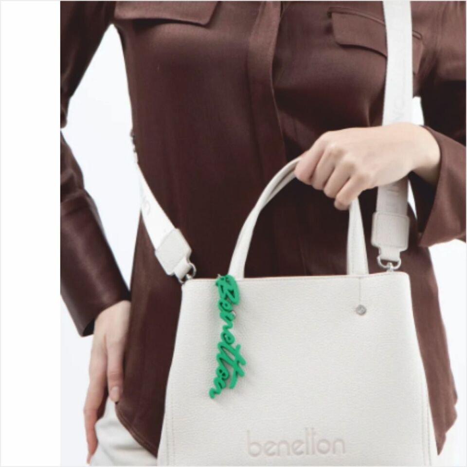 Benetton  BNT-1507 Floter El Çantası Bej