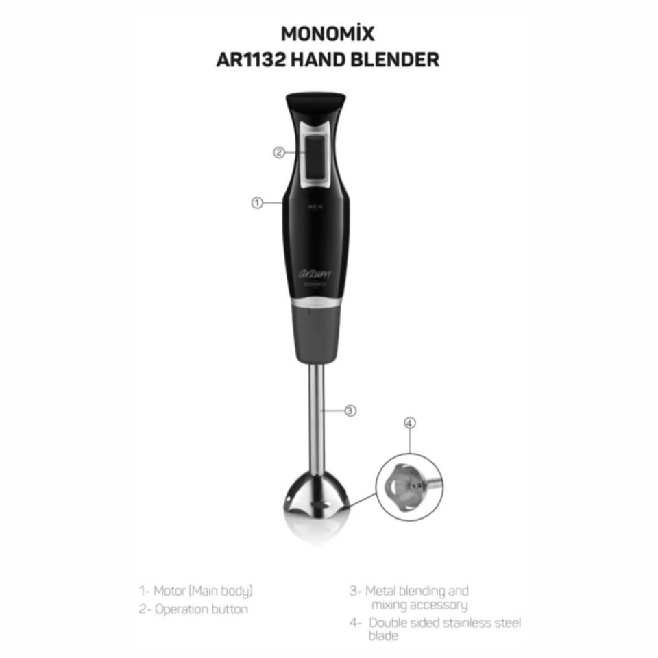 Arzum Orginal Ar1132 Monomix El Blender Mikser