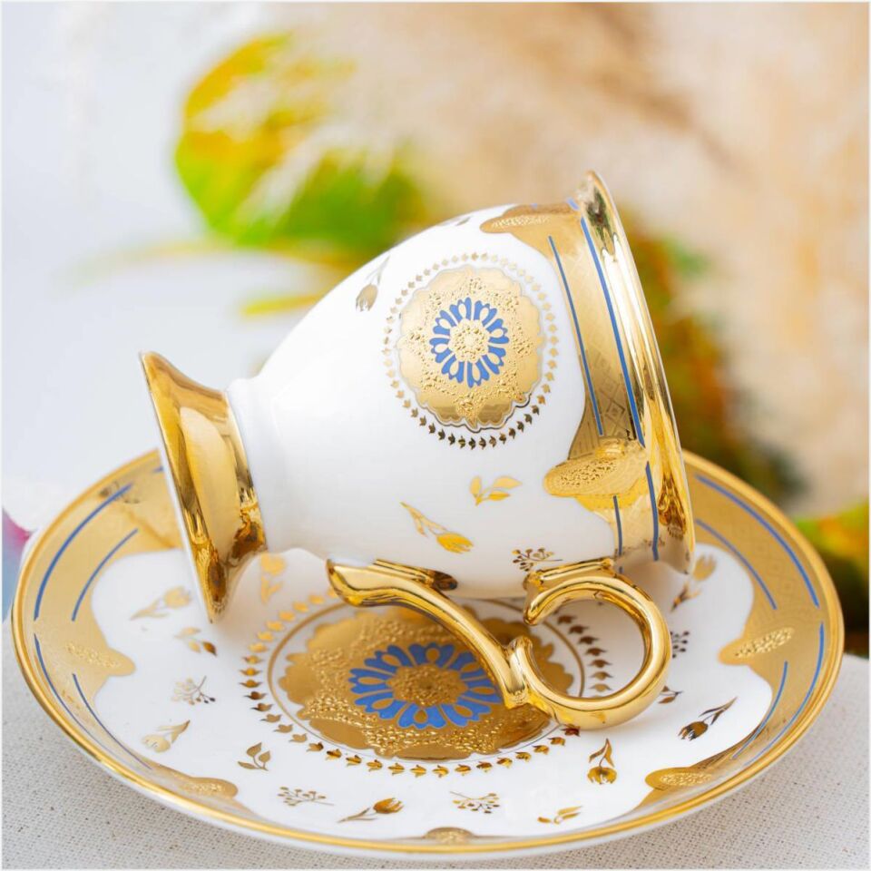 Acar Zaira 6 Kişilik Kahve Fincanı Takımı - 90 ml