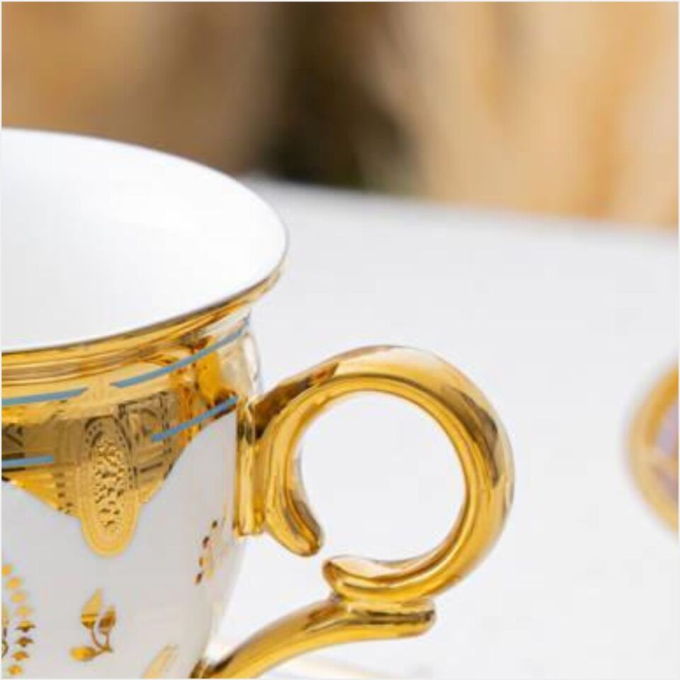 Acar Zaira 6 Kişilik Kahve Fincanı Takımı - 90 ml