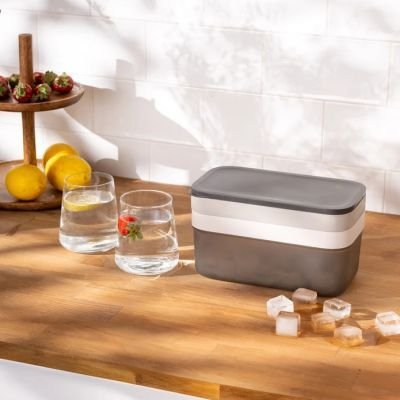 Emsan Soft Kutulu Buz Kalıbı Gri